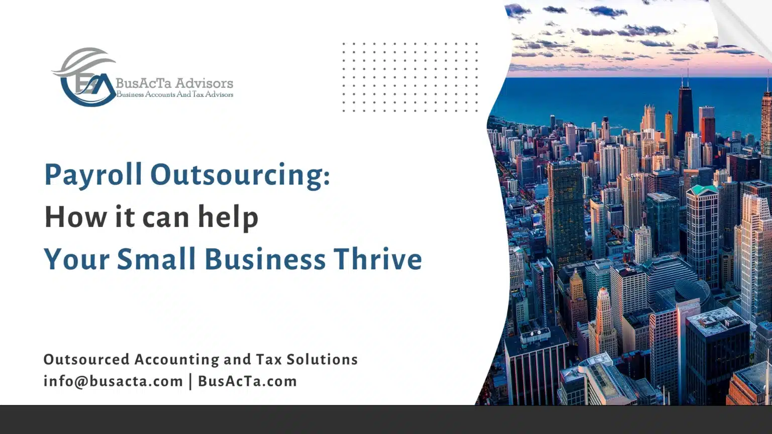 How Payroll Outsourcing Can Help Your Small Business