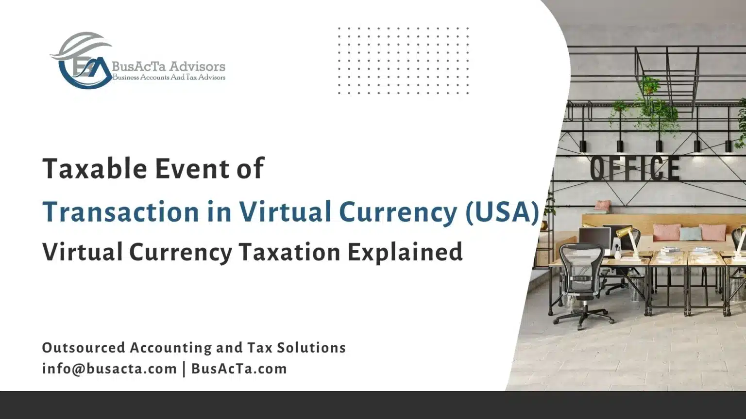 Virtual Currency Taxation (USA)