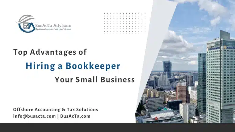 Top Advantages of Hiring a Bookkeeper for Your Small Business